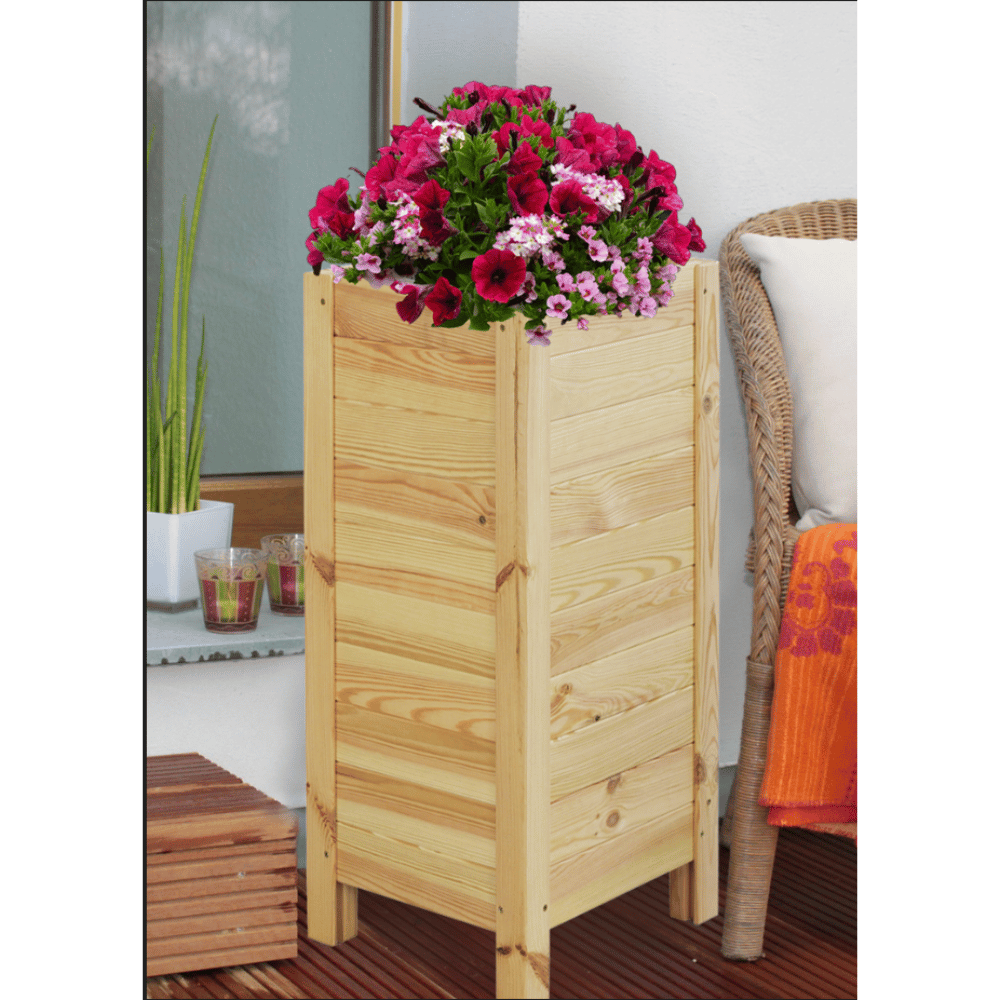 Skrzynia donica doniczka WYSOKA ziołownik REGULOWANE DNO 72,5x34x30cm EKO