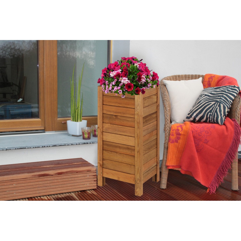 Skrzynia donica doniczka WYSOKA ziołownik REGULOWANE DNO 72,5x34x30cm EKO