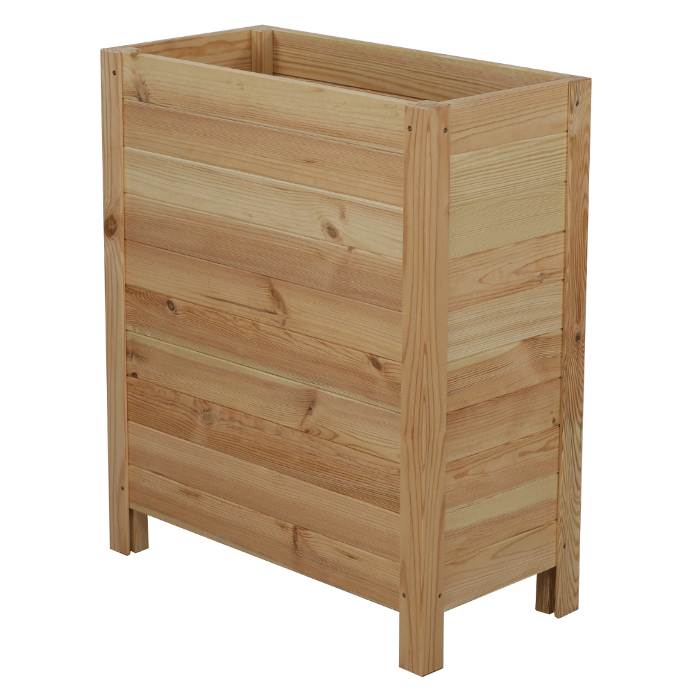 Skrzynia donica doniczka WYSOKA ziołownik REGULOWANE DNO 72,5x68x30cm EKO