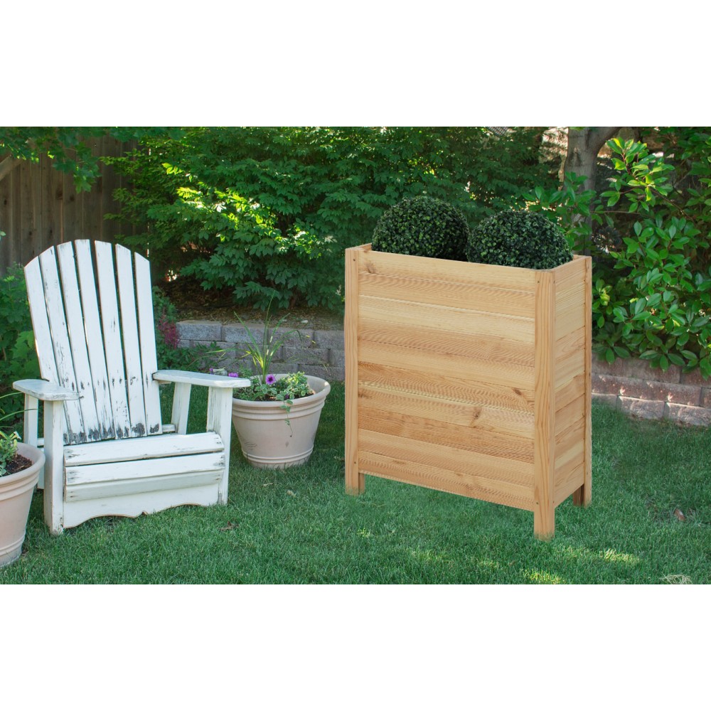 Skrzynia donica doniczka WYSOKA ziołownik REGULOWANE DNO 72,5x88x30cm EKO