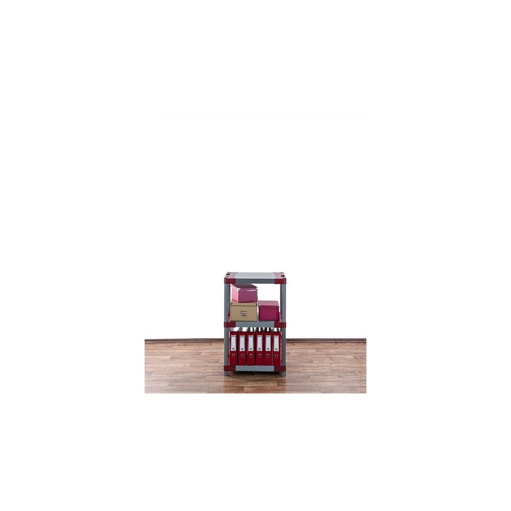 Regał plastikowy do piwnicy regał z tworzywa 98x50x46 cm 97%RECYKLING ECO