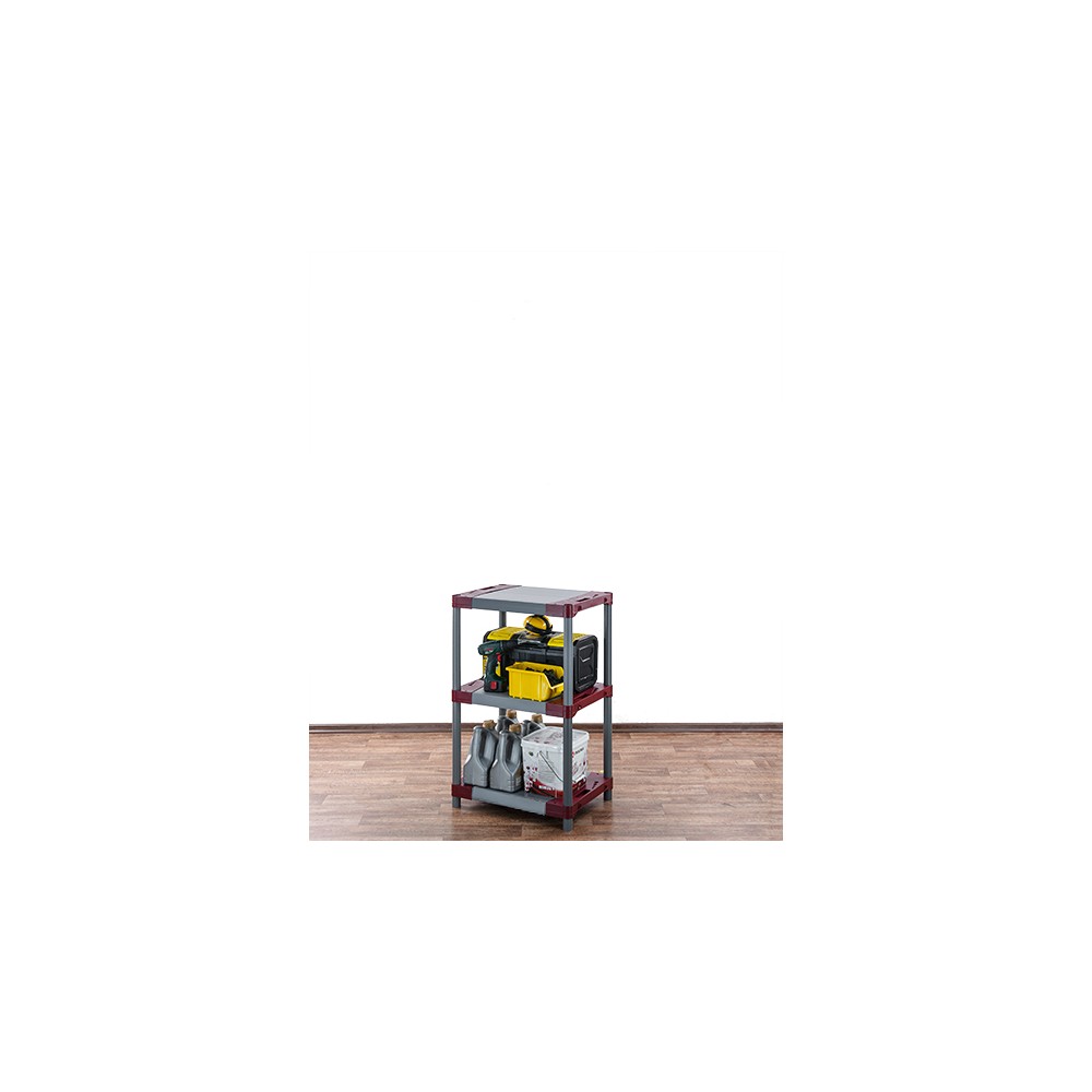 Regał plastikowy do piwnicy regał z tworzywa 98x50x46 cm 97%RECYKLING ECO