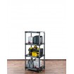 Stojak plastikowy garażowy regał z tworzywa 138x50x46 cm 97%RECYKLING ECO