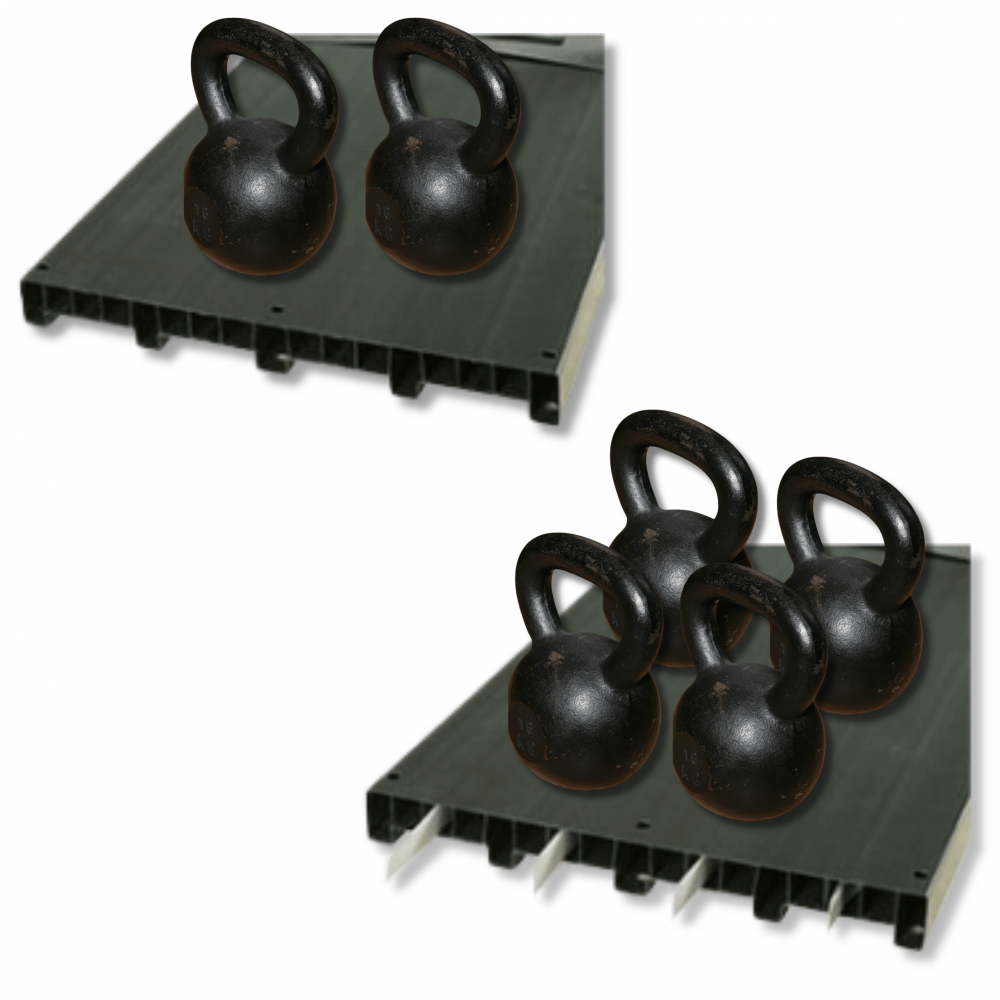 Stojak plastikowy garażowy regał z tworzywa 138x50x46 cm 97%RECYKLING ECO