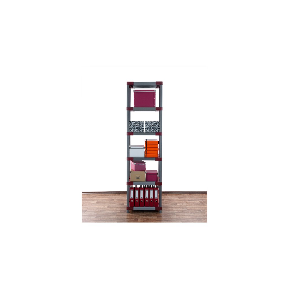 Regał z plastiku tworzywa do piwnicy 222x50x46 cm ECO WODOODPORNY MODUŁOWY