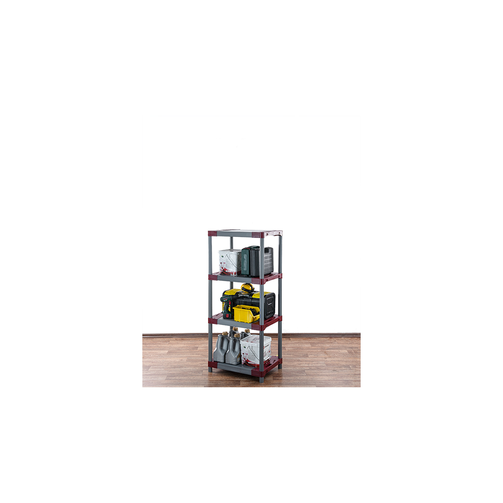 Regał plastikowy WZMOCNIONY regał z tworzywa 138x50x46 cm 97%RECYKLING ECO