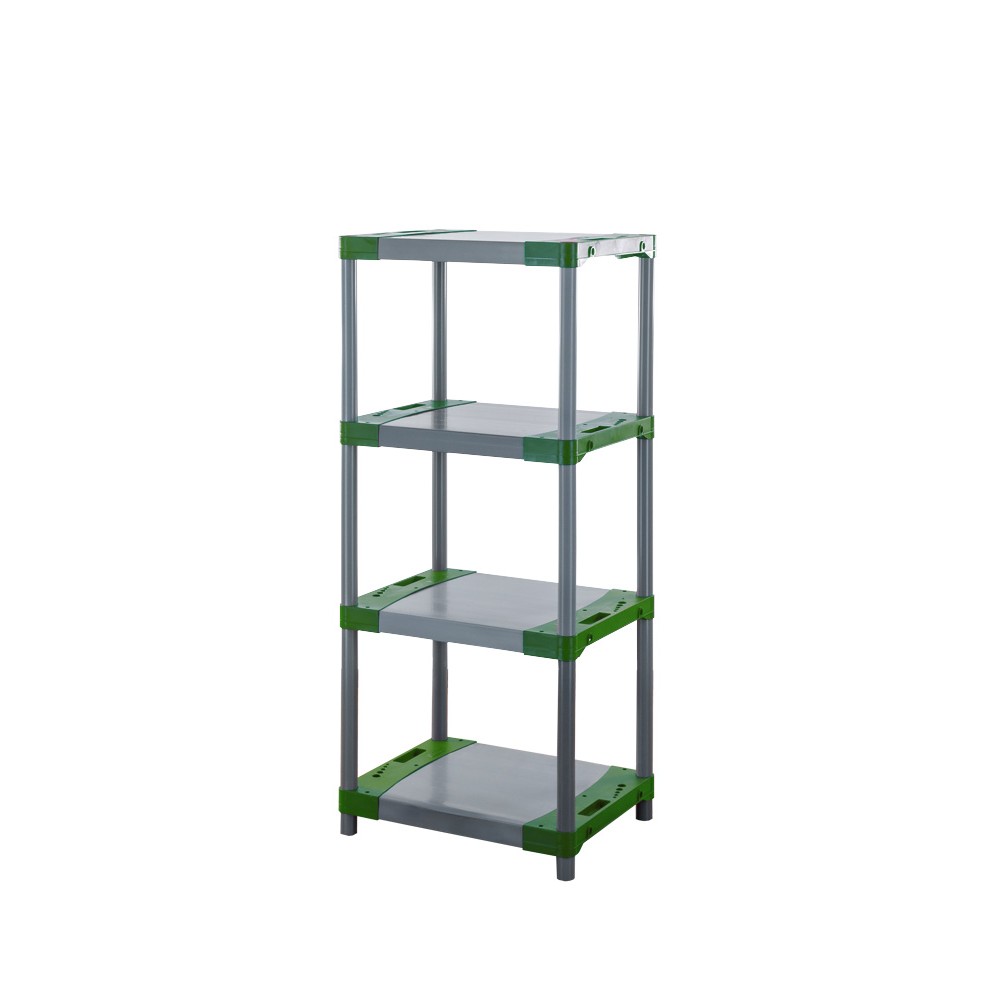 Stojak plastikowy WZMOCNIONY regał z tworzywa 138x50x46 cm 97%RECYKLING ECO