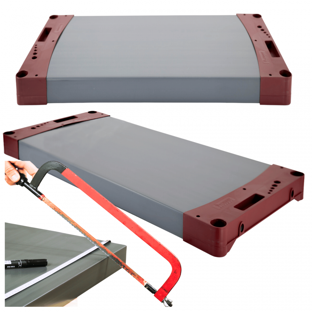 Półka do regału plastikowego JUPITER 50x46cm blat boki ECO 97% recykling