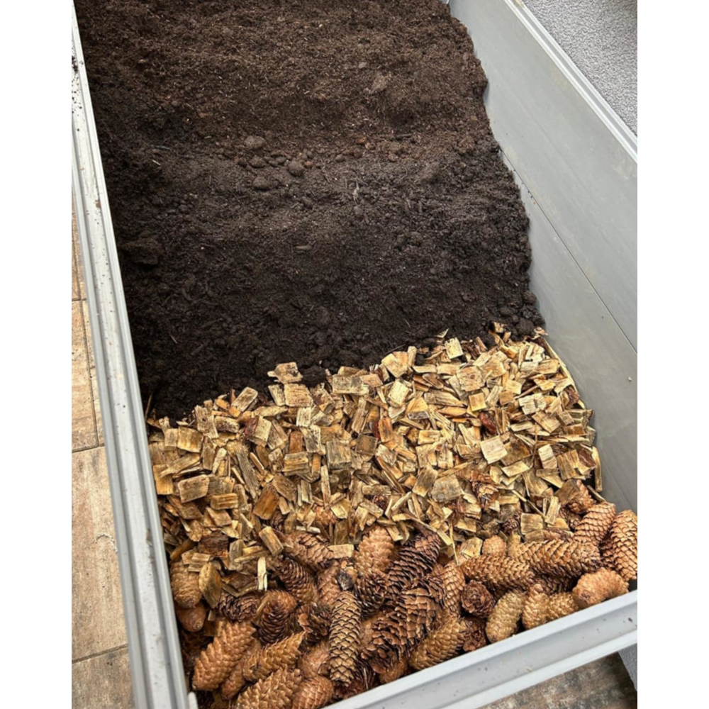 SZYSZKI DO OGRODU  na RABATY ŚCIÓŁKĘ GRZĄDKI DEKORACJE eko 25KG 120L 3700SZT