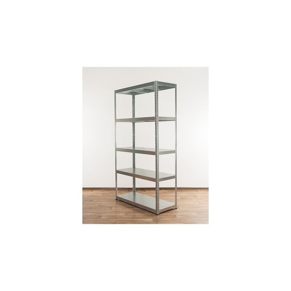 Regał cały metalowy 180x120x40 stojak warsztatowy 100kg/p magazynowy ocynk