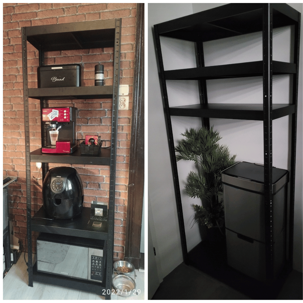 Regał cały metalowy 180x120x40 stojak warsztatowy 100kg/p magazynowy ocynk