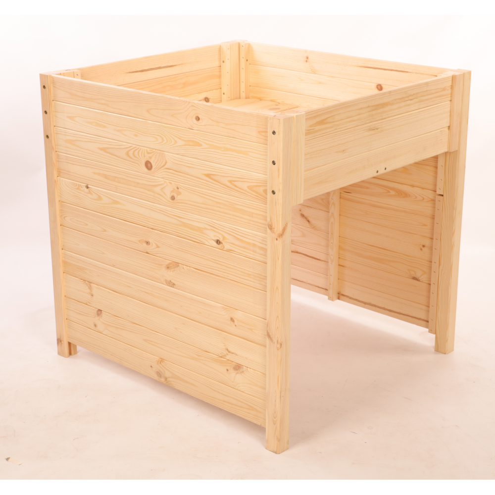 GARAŻ DO KOSIARKI zadaszenie do robota koszącego DREWNIANY 2W1 DONICA EKO