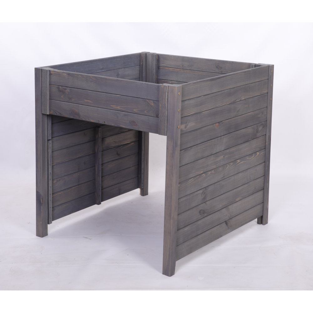 GARAŻ DLA ROBOTA KOSZĄCEGO zadaszenie dla kosiarki DREWNIANY 2W1 DONICA ECO