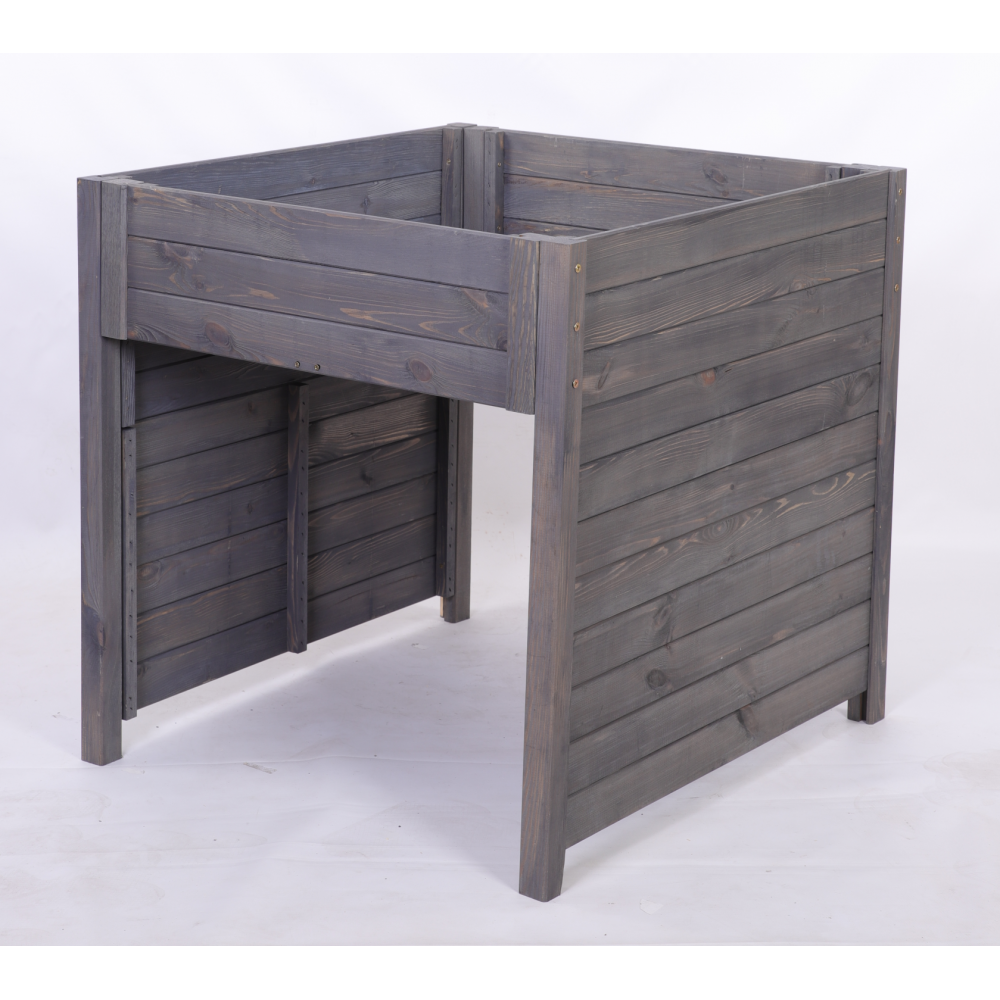 GARAŻ DLA ROBOTA KOSZĄCEGO zadaszenie dla kosiarki DREWNIANY 2W1 DONICA ECO