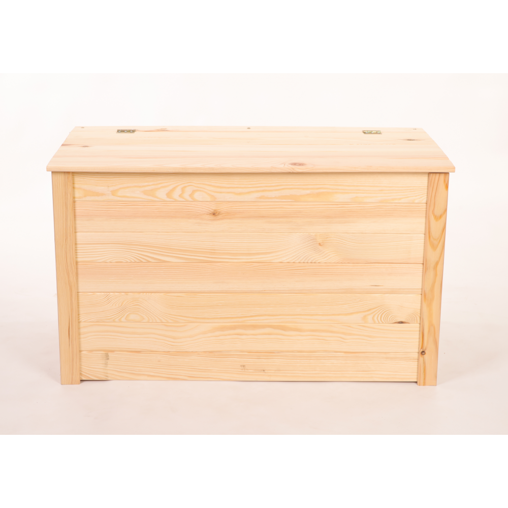 Skrzynia ogrodowa drewniana na zabawki kufer na balkon taras do domu 140L