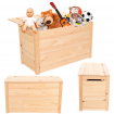 Skrzynia ogrodowa drewniana na zabawki kufer na balkon taras do domu 140L