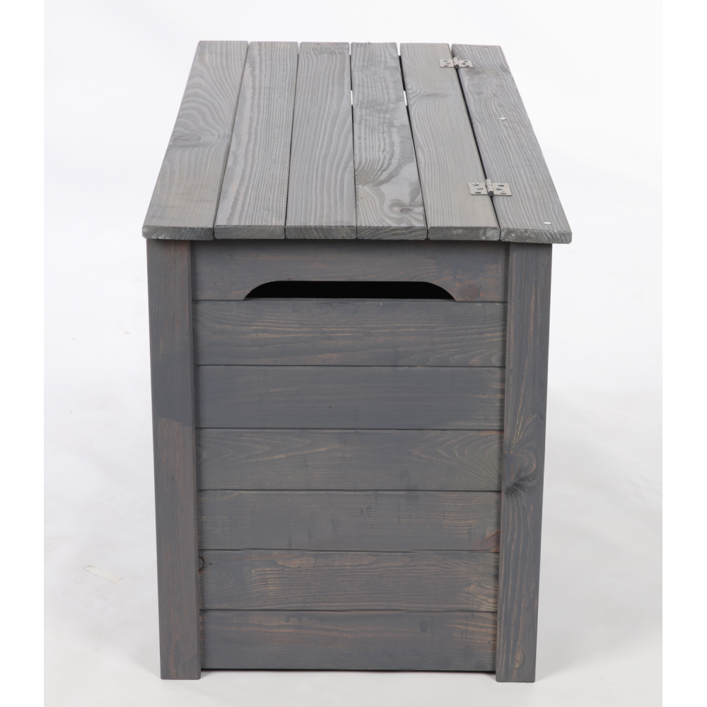 Skrzynia ogrodowa drewniana na zabawki kufer na balkon taras do domu 140L