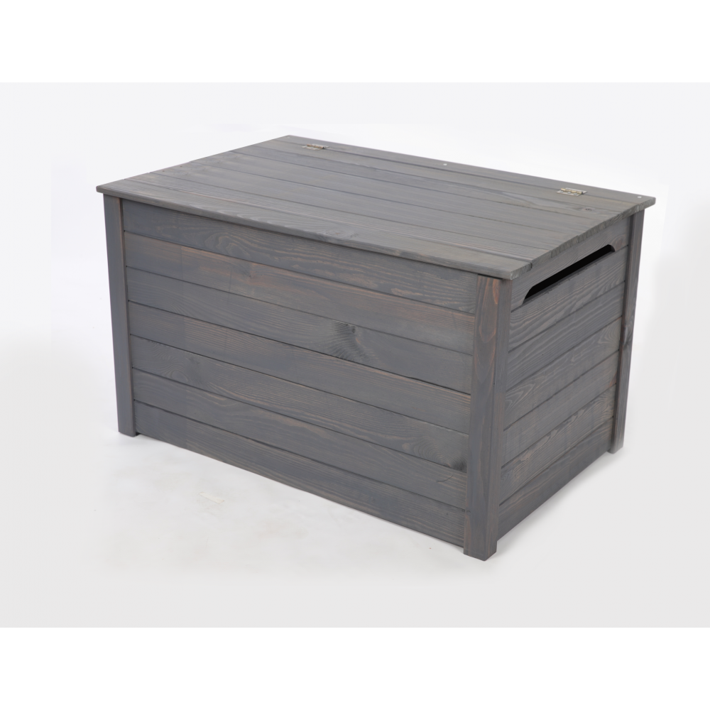 Skrzynia ogrodowa drewniana na zabawki kufer na balkon taras do domu 190L