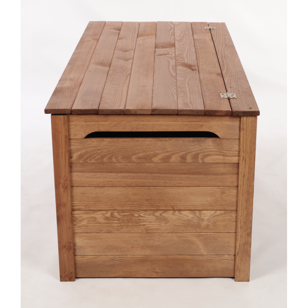 Skrzynia ogrodowa drewniana na zabawki kufer na balkon taras do domu 270L