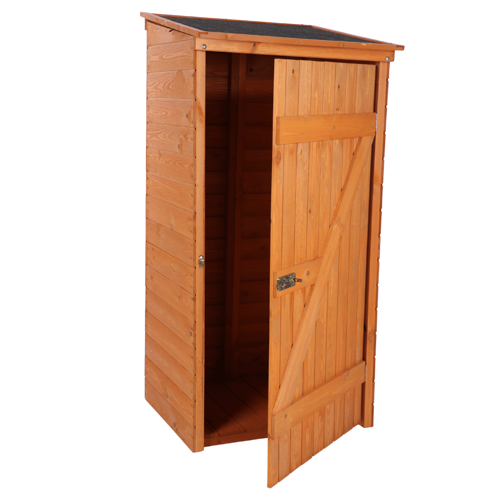 Domek narzędziowy DREWNIANY ogrodowy schowek szopa 149cm IMPREGNAT SOLIDNY