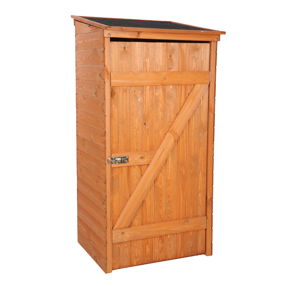Domek narzędziowy DREWNIANY ogrodowy schowek szopa 149cm IMPREGNAT SOLIDNY
