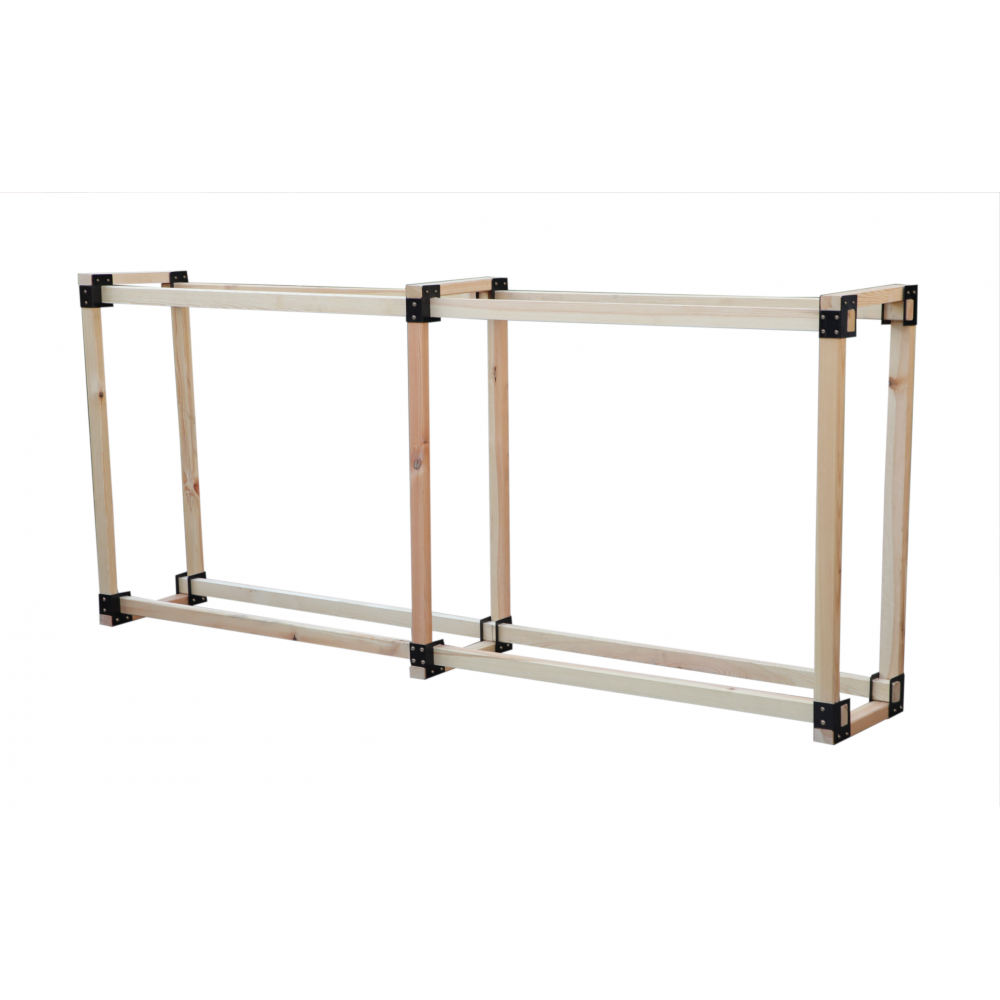 Drewutnia wiata na drewno opałowe pokrowiec 0,8 m3 SOLIDNY stojak na drewno