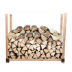 Stojak na drewno kominkowe wiata z pokrowcem drewutnia 0,5 m3 EKO SOLIDNY