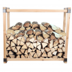 Stojak na drewno kominkowe wiata z pokrowcem drewutnia 0,5 m3 EKO SOLIDNY