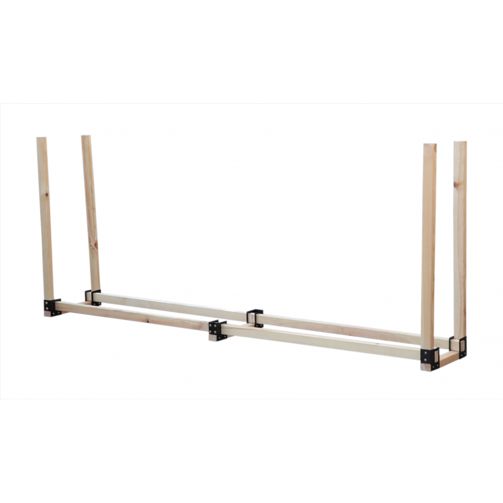 Stojak na drewno kominkowe wiata z pokrowcem drewutnia 1,2 m3 EKO SOLIDNY