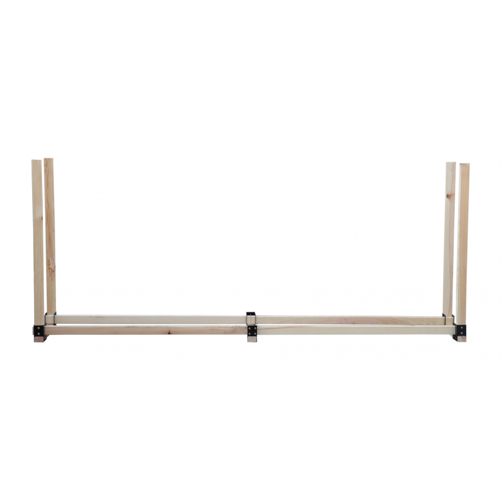 Stojak na drewno kominkowe wiata z pokrowcem drewutnia 1,5 m3 EKO SOLIDNY