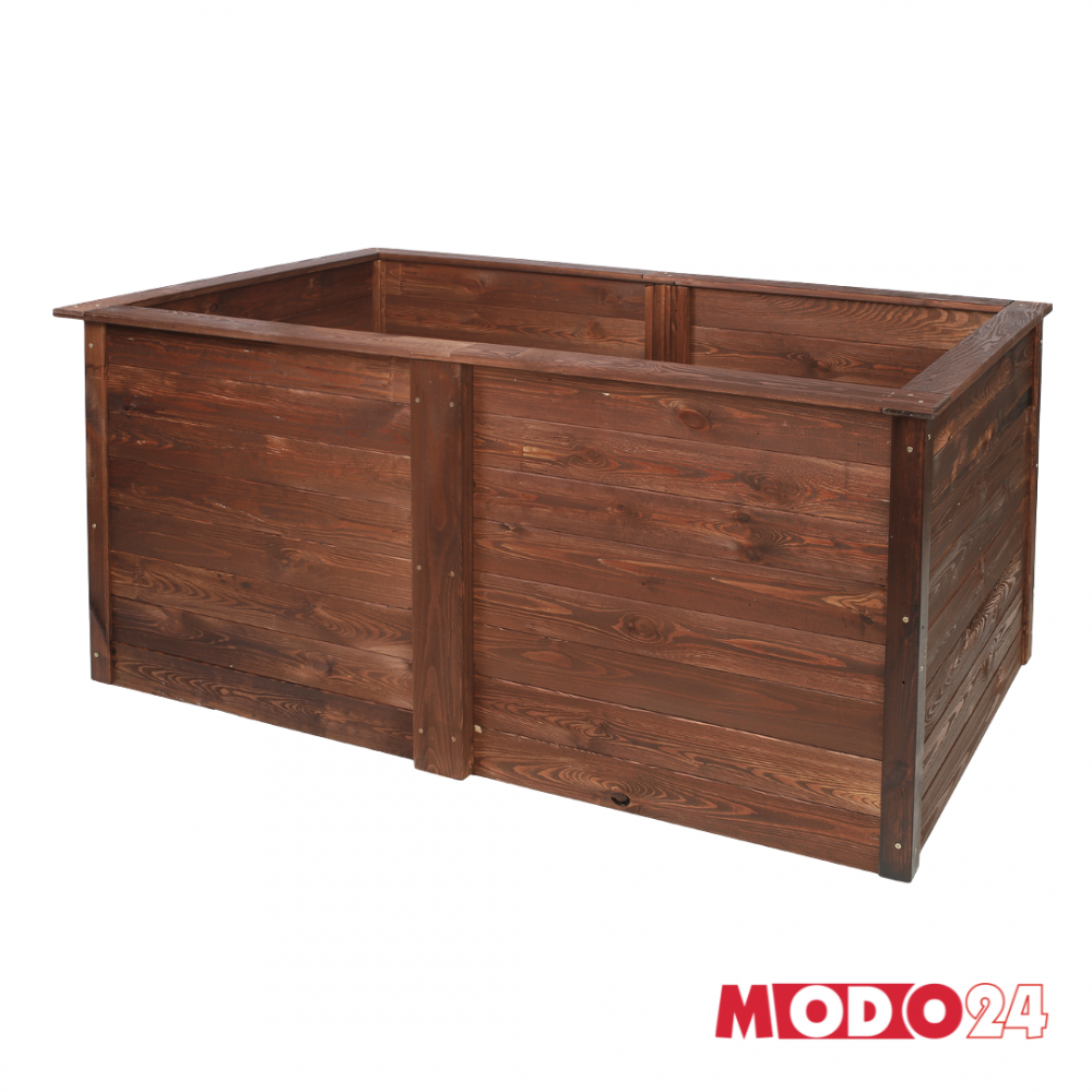 Warzywnik skrzynia na warzywa MODUŁOWA moduł podstawowy rabata impregnat