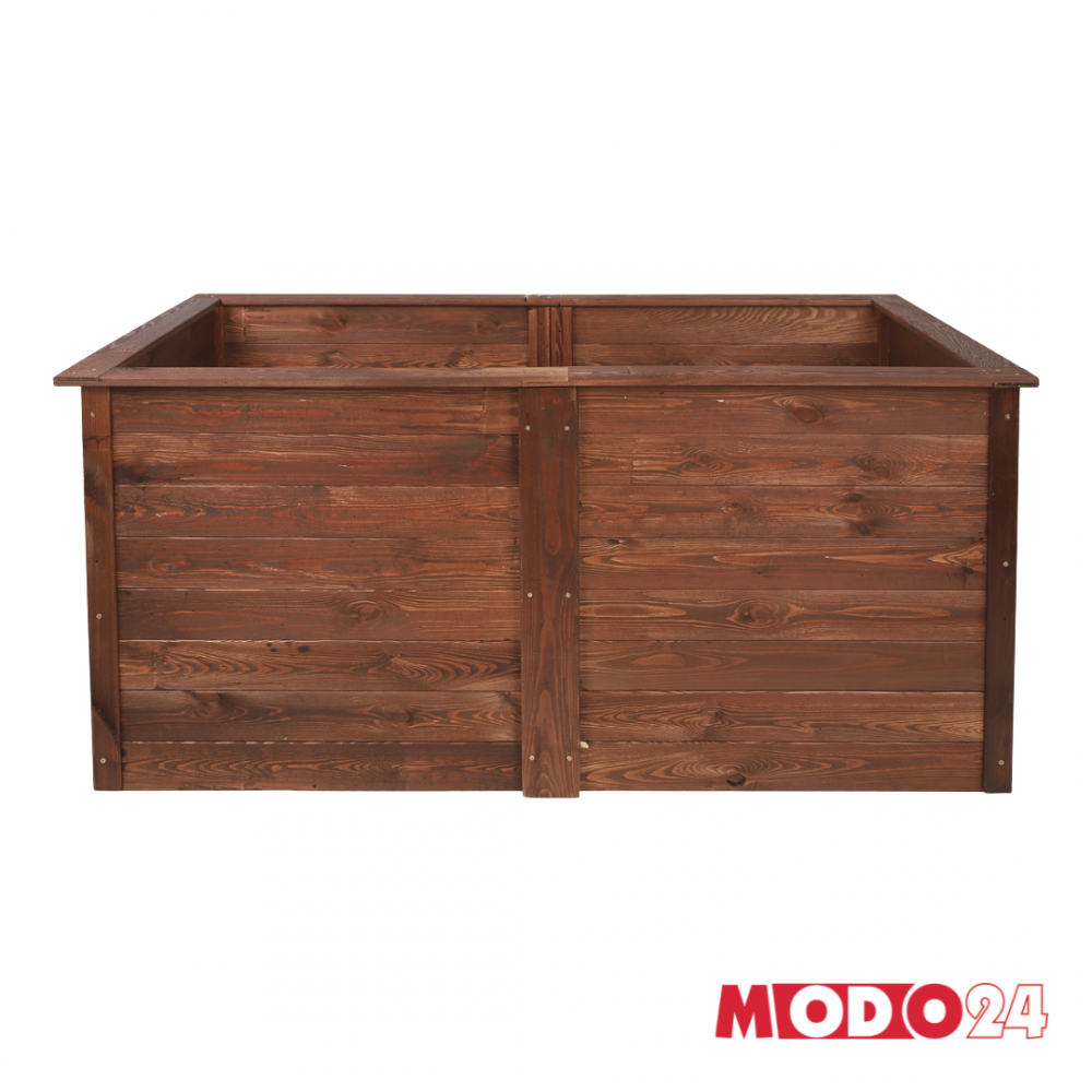 Warzywnik skrzynia na warzywa MODUŁOWA moduł podstawowy rabata impregnat