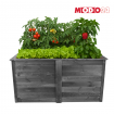 Warzywnik skrzynia na warzywa MODUŁOWA moduł podstawowy grządka impregnat