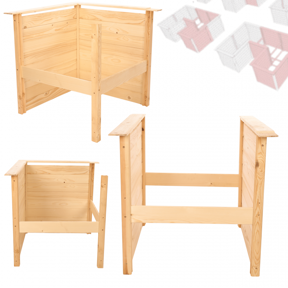 Warzywnik rabata donica warzywniak MODUŁOWY dodatkowy skrzynia na warzywa