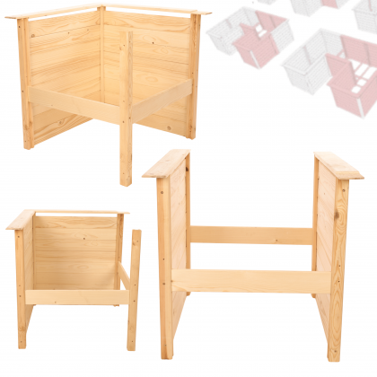 Warzywnik rabata donica warzywniak MODUŁOWY dodatkowy skrzynia na warzywa