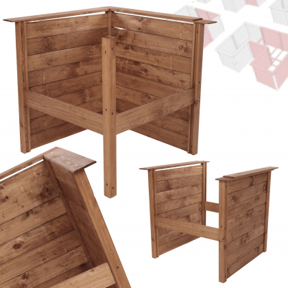 Skrzynia na warzywa warzywnik donica inspekt moduł dodatkowy impregnat