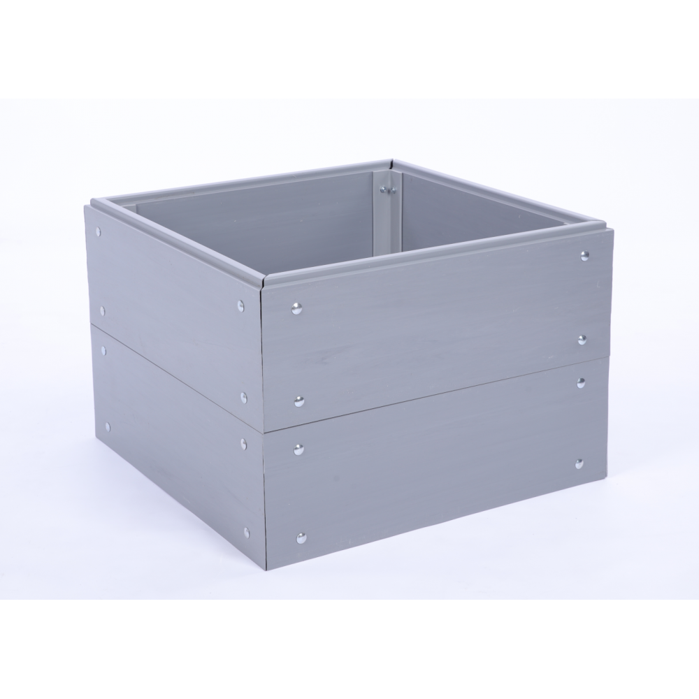 Skrzynia na warzywa plastikowa grządka warzywnik 40x45x45 warzywniak PCV