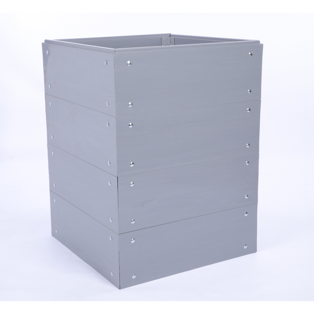 Skrzynia na warzywa plastikowa grządka WYSOKA DONICA 80x60x45 PCV