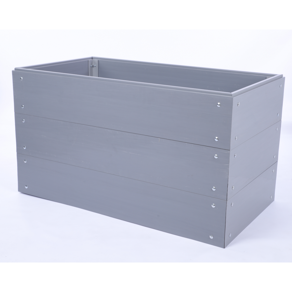 Skrzynia na warzywa plastikowa grządka warzywnik 60x100x80 warzywniak PCV