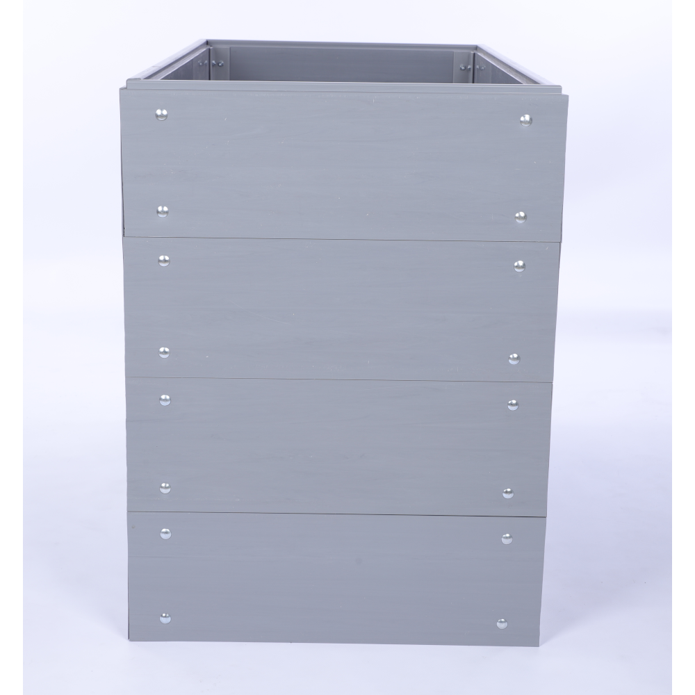 Skrzynia na warzywa plastikowa grządka WYSOKA DONICA 80x110x45 PCV