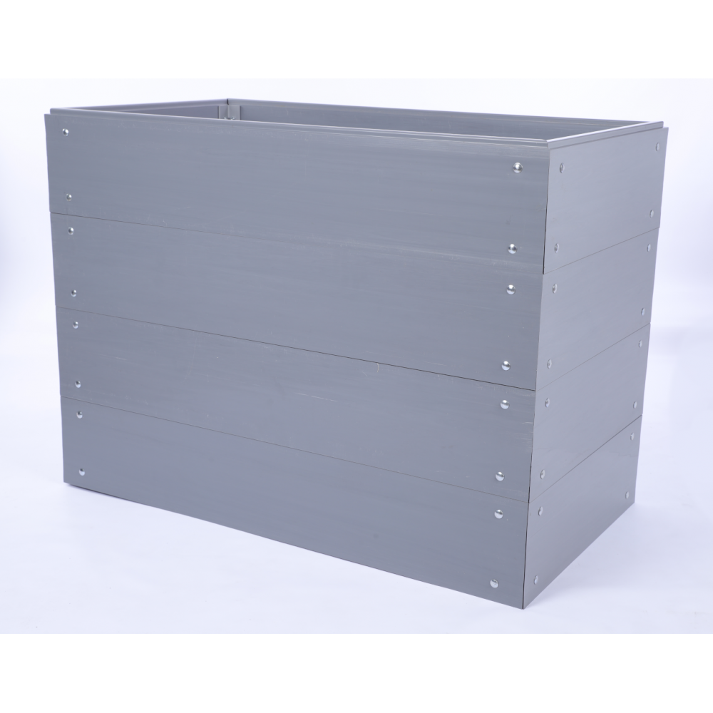 Grządka podwyższona z tworzywa WYSOKA DONICA 80x110x60 PCV