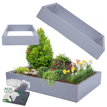 Skrzynia na warzywa plastikowa grządka warzywnik 20x110x80 warzywniak PCV