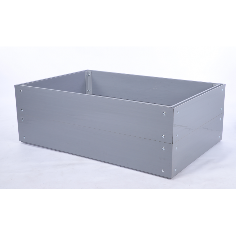 Skrzynia na warzywa z tworzywa grządka warzywnik 40x110x80 warzywniak PCV