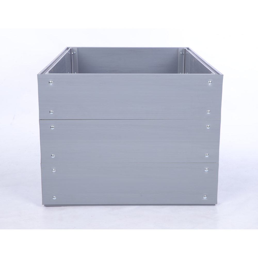 Skrzynia na warzywa plastikowa grządka warzywnik 60x110x80 warzywniak PCV