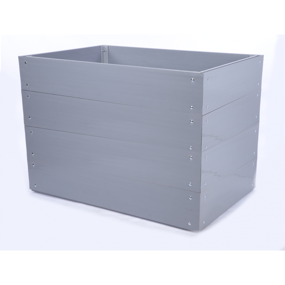 Skrzynia na warzywa plastikowa grządka WYSOKA DONICA 80x110x80 PCV