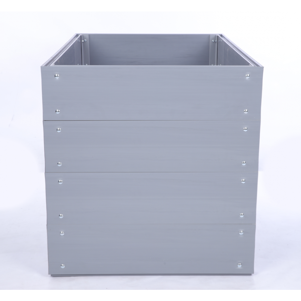 Skrzynia na warzywa plastikowa grządka WYSOKA DONICA 80x110x80 PCV