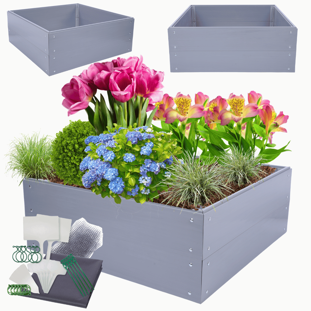 Warzywnik skrzynia na warzywa grządka plastik 40x110x100 warzywniak PCV