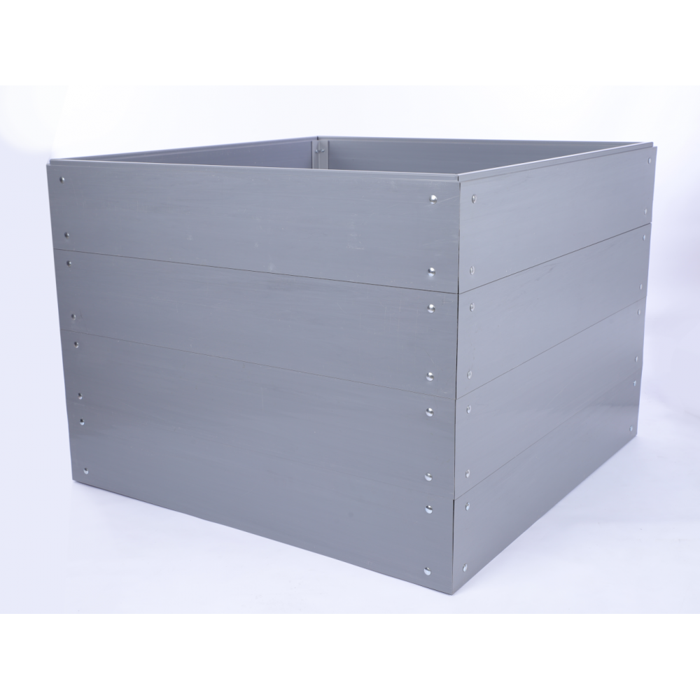 Skrzynia na warzywa plastikowa grządka WYSOKA DONICA 80x110x100 PCV