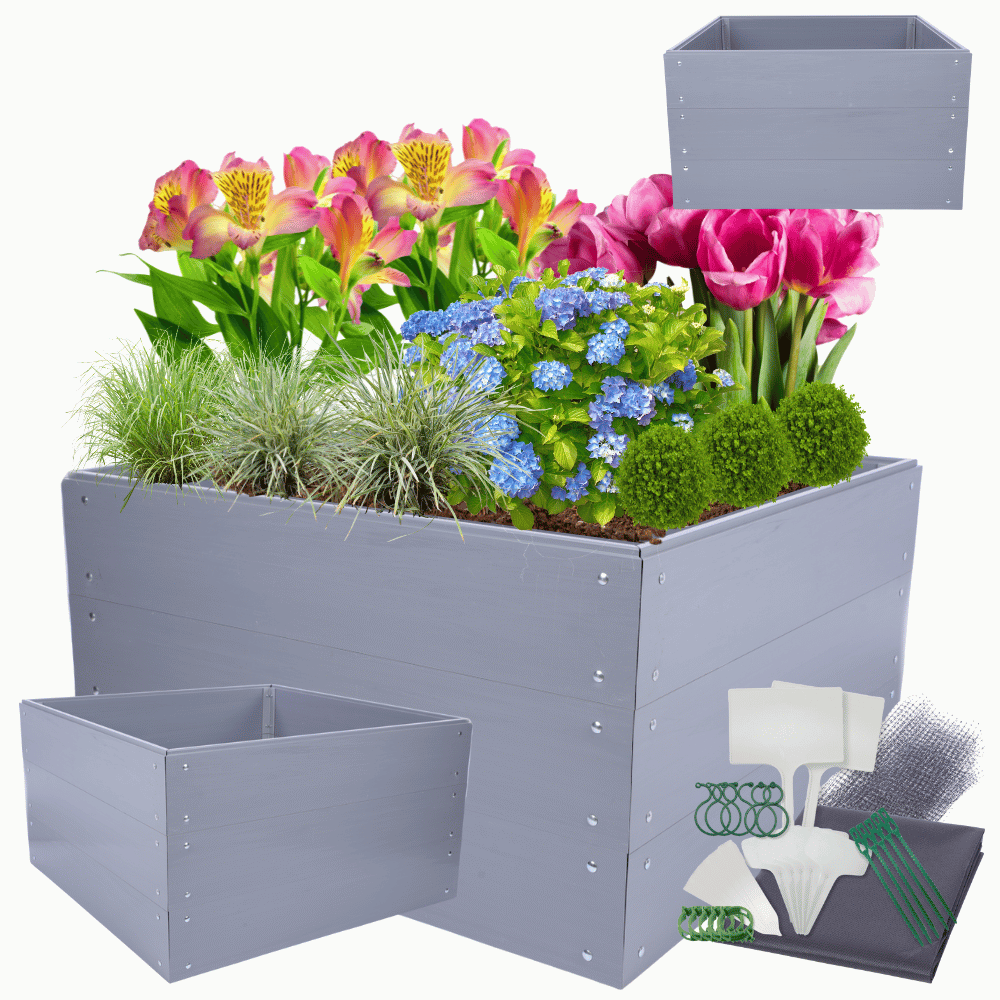 Warzywnik skrzynia na warzywa grządka plastik 60x110x110 warzywniak PCV