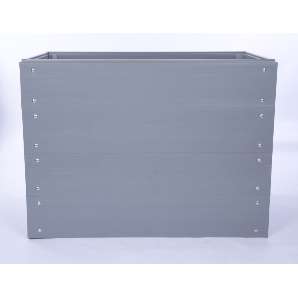 Skrzynia na warzywa plastikowa grządka WYSOKA DONICA 80x120x45 PCV